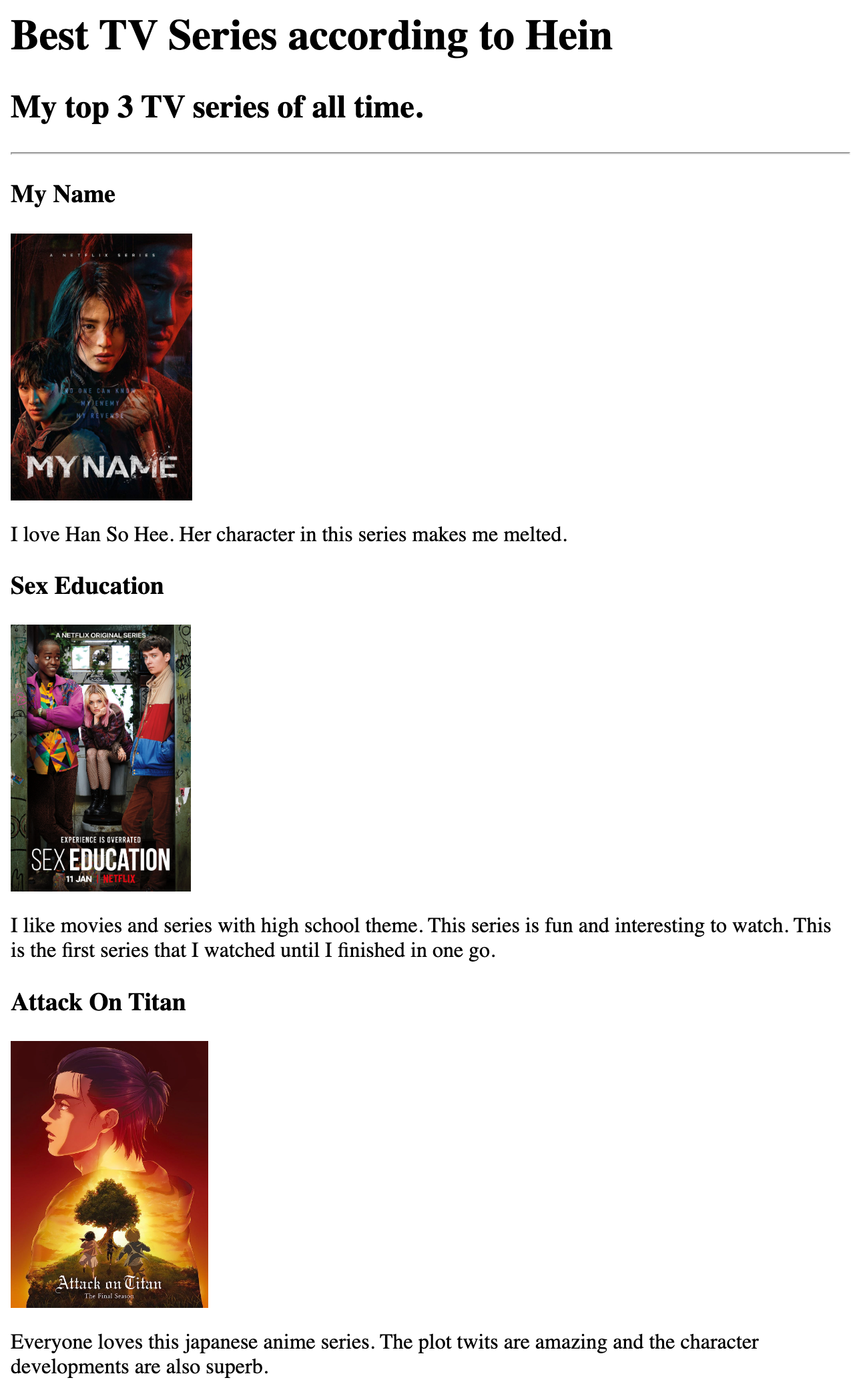 Preview image of Movie Ranking Project